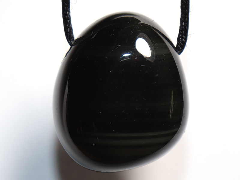 Regenbogenobsidian mit Band oder Silber 925