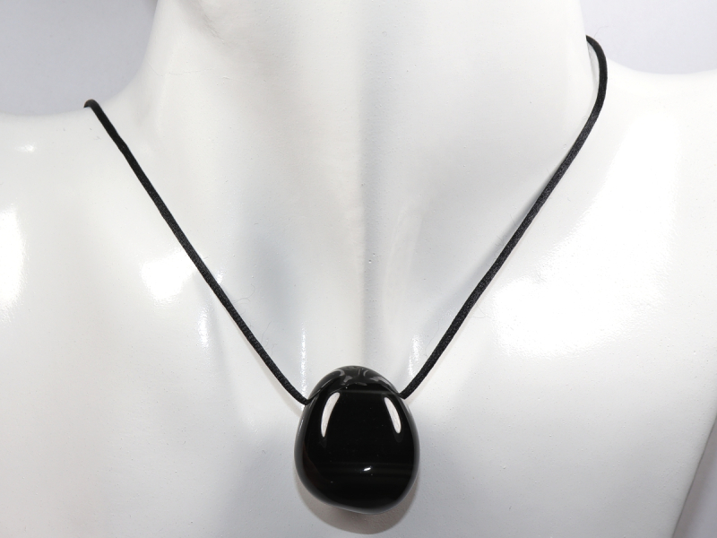 Regenbogenobsidian mit Band oder Silber 925