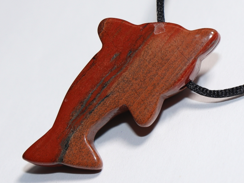 red jasper with cord or silver 925