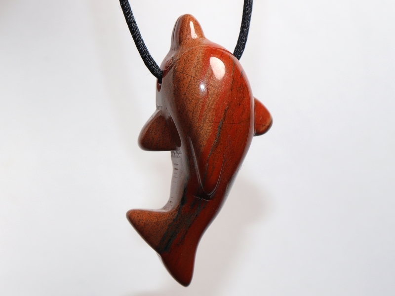 red jasper with cord or silver 925