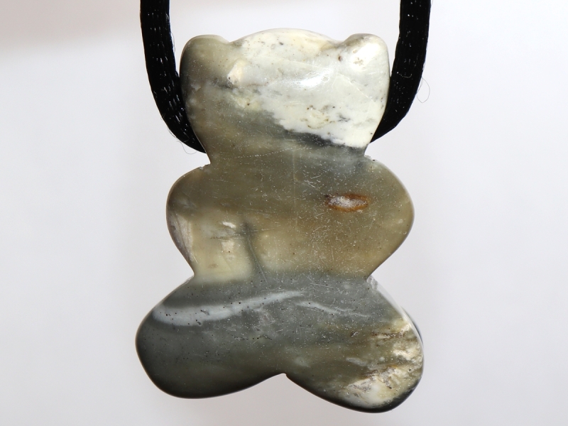 Picasso marble with cord or silver 925
