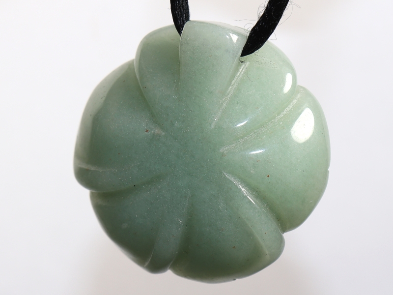 aventurine with cord or silver 925