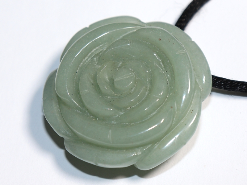 aventurine with cord or silver 925