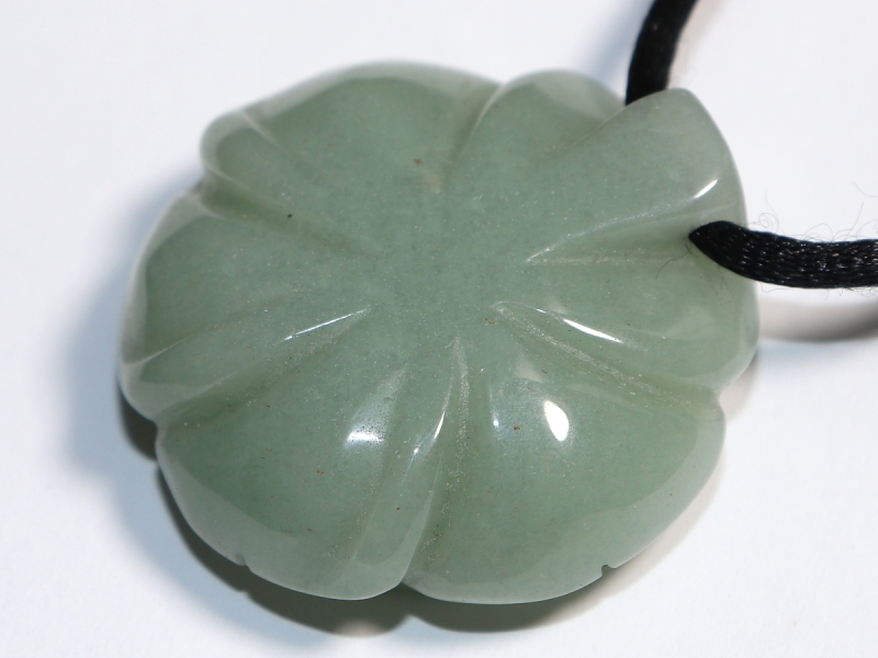 aventurine with cord or silver 925