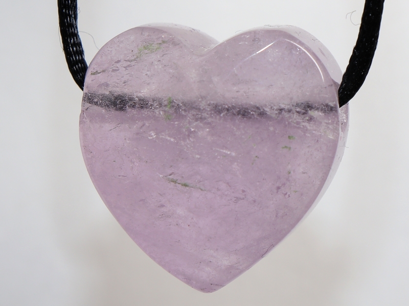 amethyst with cord or silver 925
