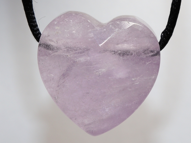 amethyst with cord or silver 925