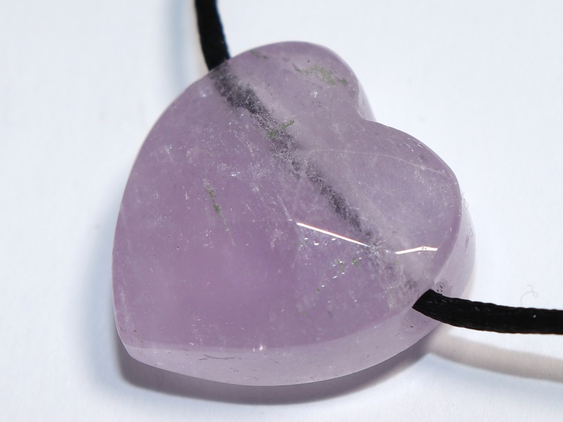 amethyst with cord or silver 925