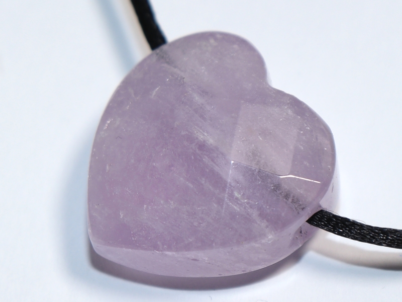amethyst with cord or silver 925