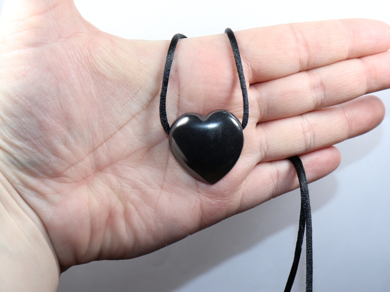 hematite with nylon cord