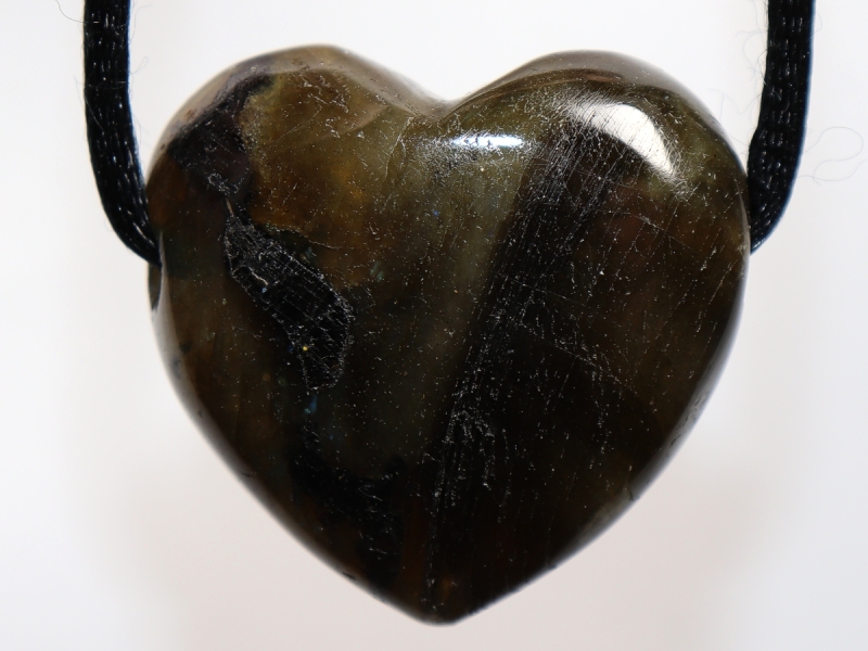 labradorite with cord or silver 925
