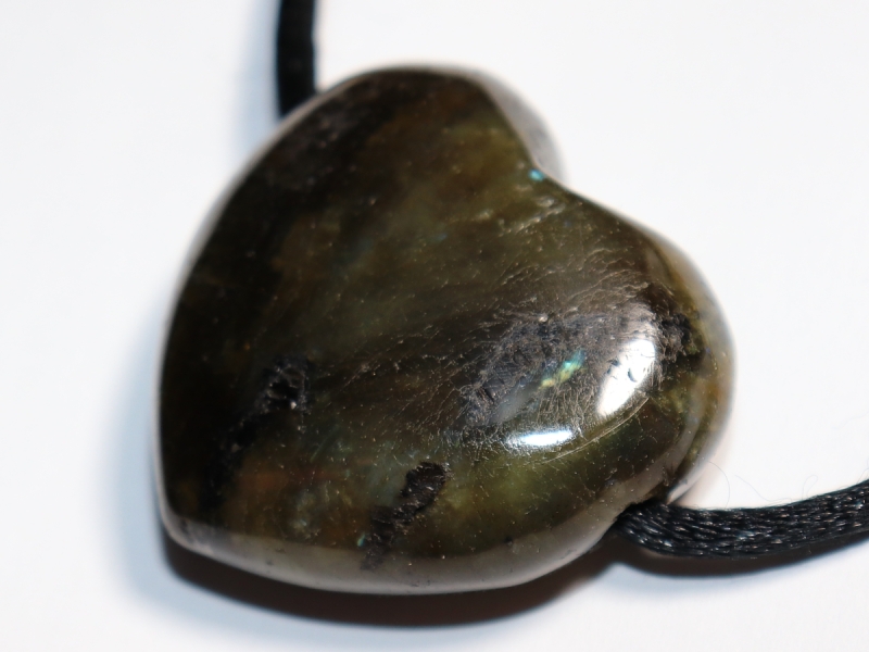 labradorite with cord or silver 925