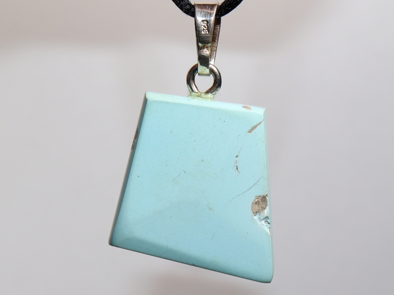 turquoise with cord or silver 925