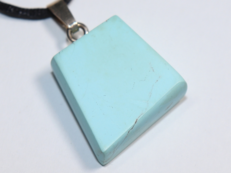 turquoise with cord or silver 925