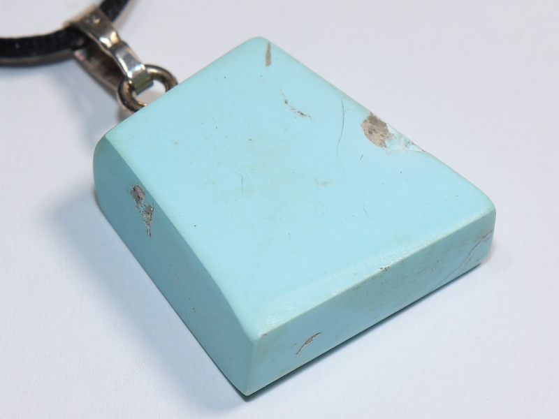 turquoise with cord or silver 925