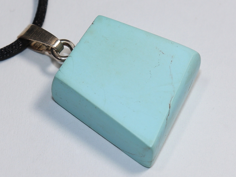 turquoise with cord or silver 925