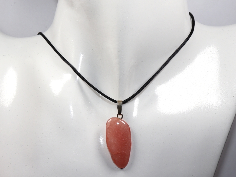 Rhodochrosit mit Band oder Silber 925