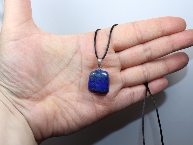 Lapislazuli mit Band oder Silber 925