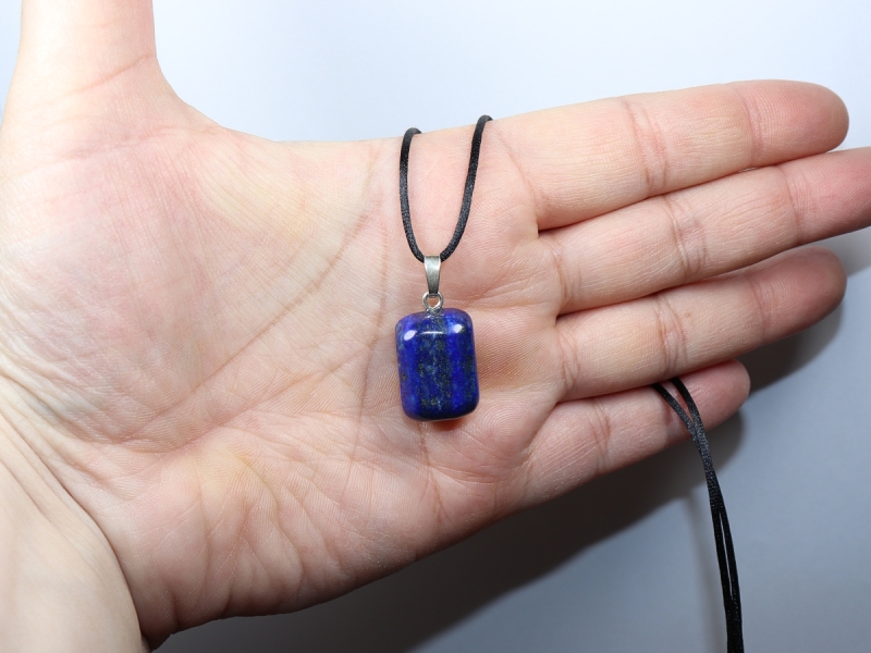 Lapislazuli mit Band oder Silber 925