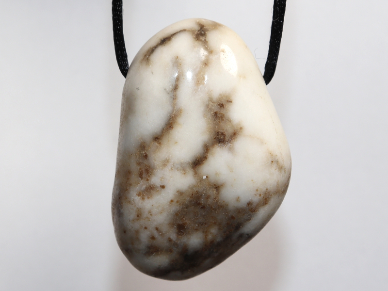 howlite with cord or silver 925