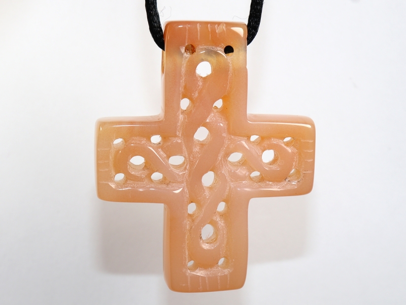 agate with cord or silver 925