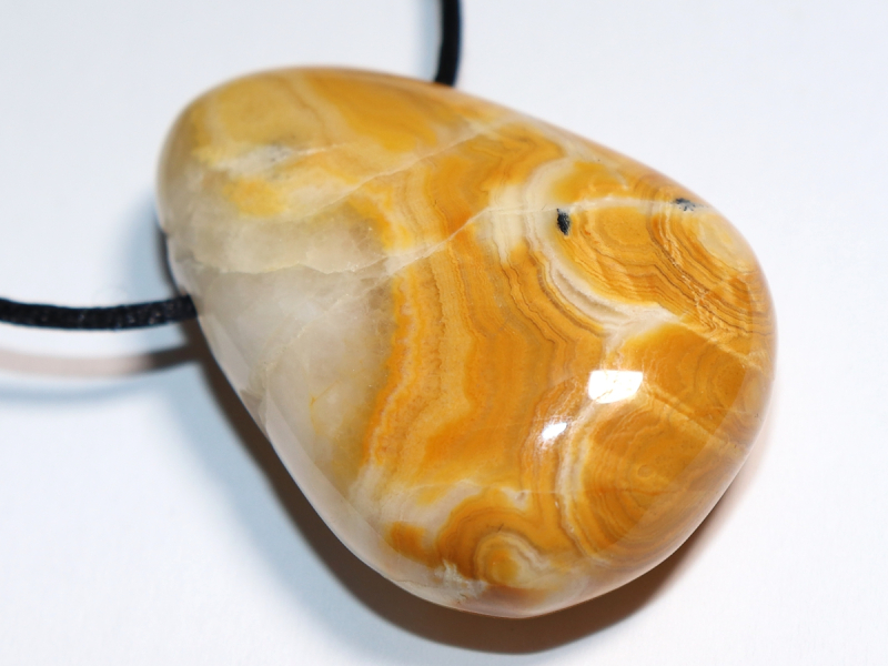 crazy lace agate with cord or silver 925