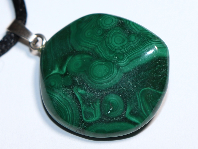 Malachit mit Band oder Silber 925