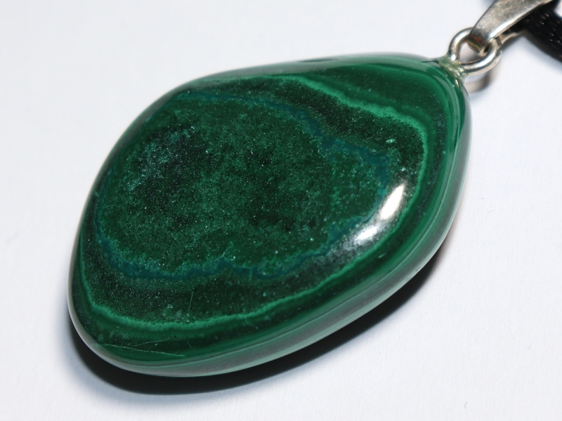 Malachit mit Band oder Silber 925