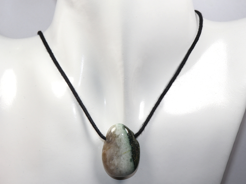 Moosachat mit Band oder Silber 925