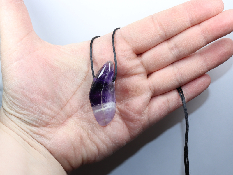Amethyst mit Band oder Silber 925