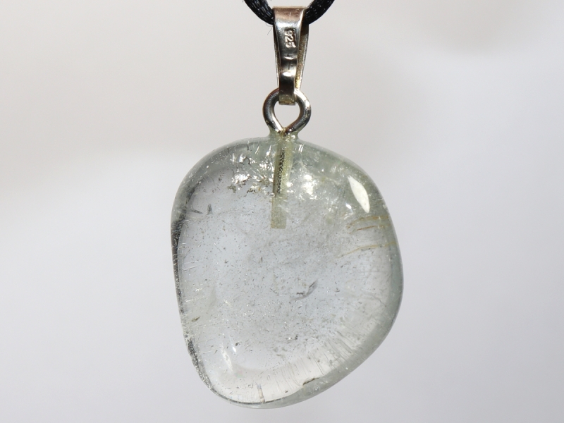 topaz with cord or silver 925