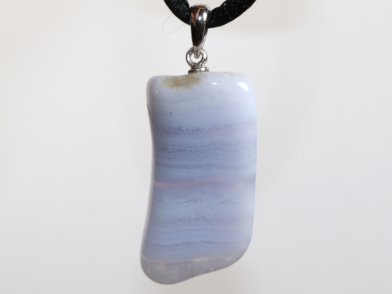 chalcedony with cord or silver 925