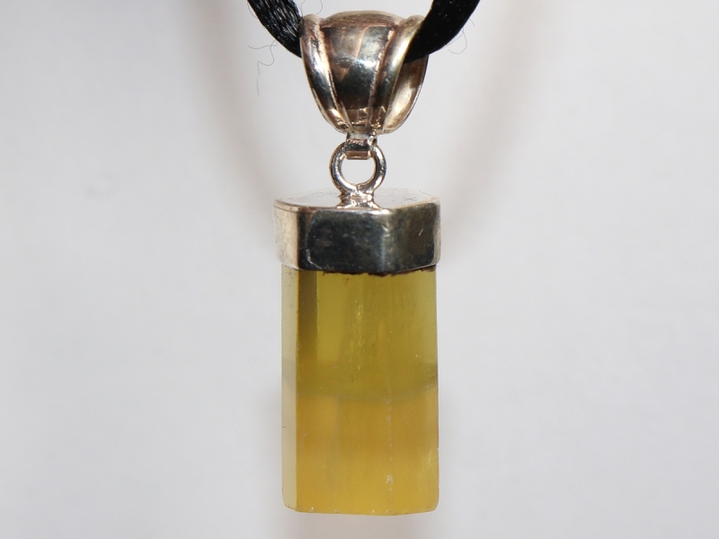 fluorite with cord or silver 925