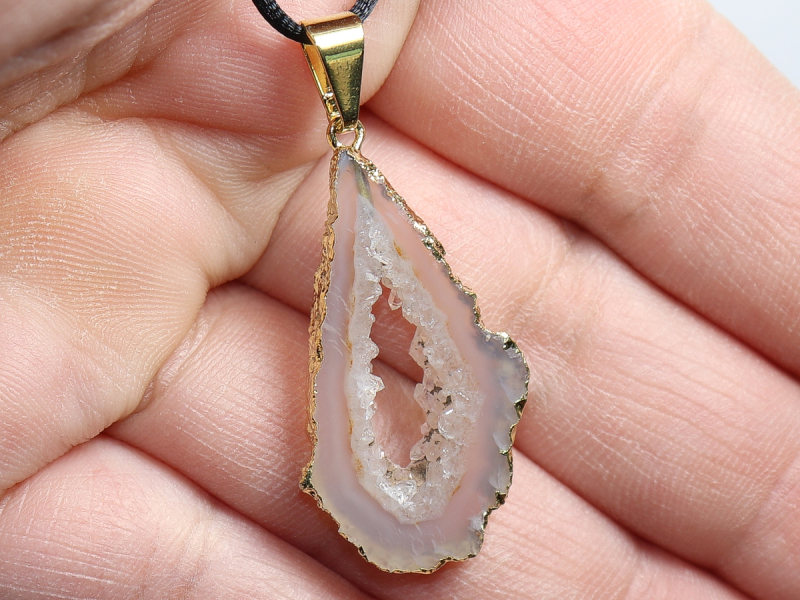 Achat mit Band oder Silber 925