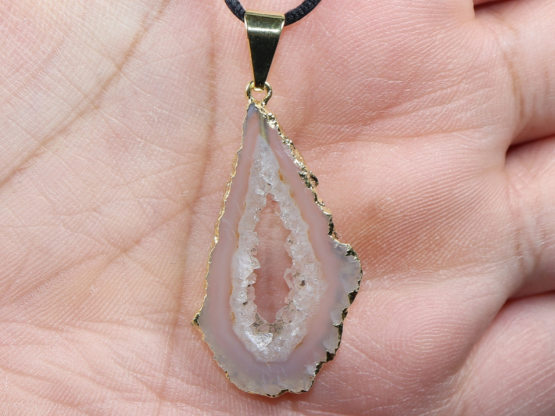 Achat mit Band oder Silber 925