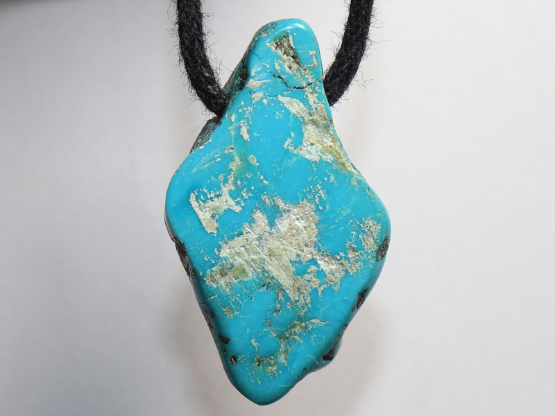 turquoise with cord or silver 925