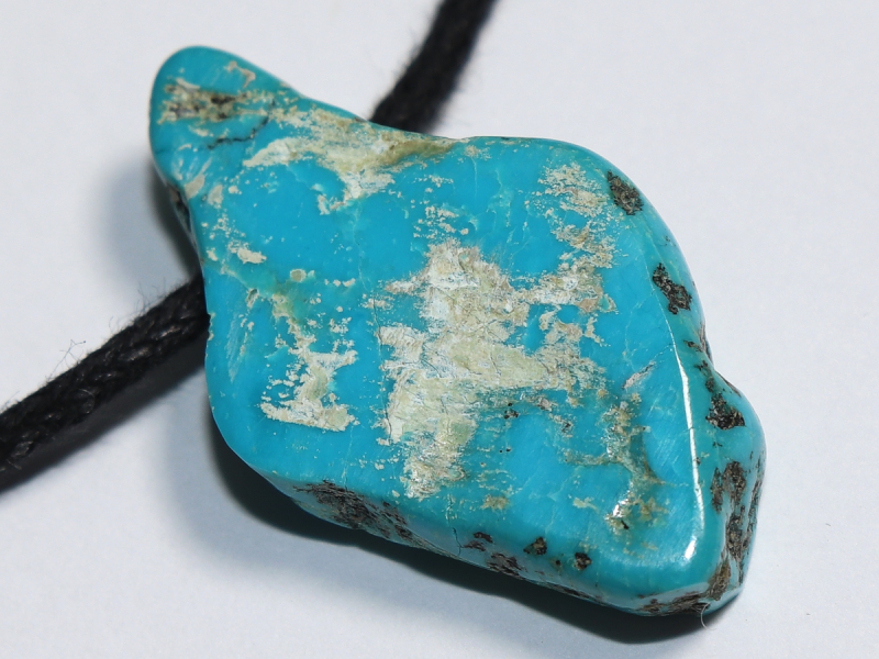 turquoise with cord or silver 925