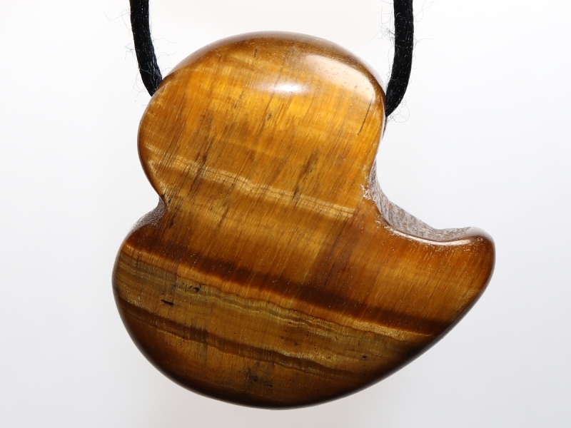 tiger's eye with cord or silver 925