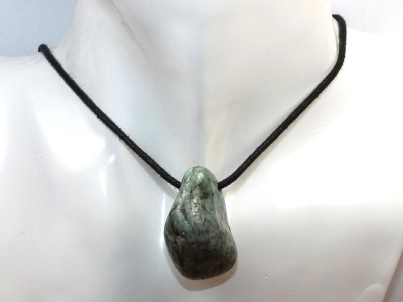 Emerald on cord
