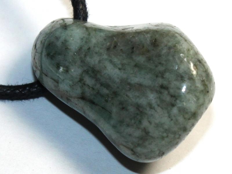 Emerald on cord