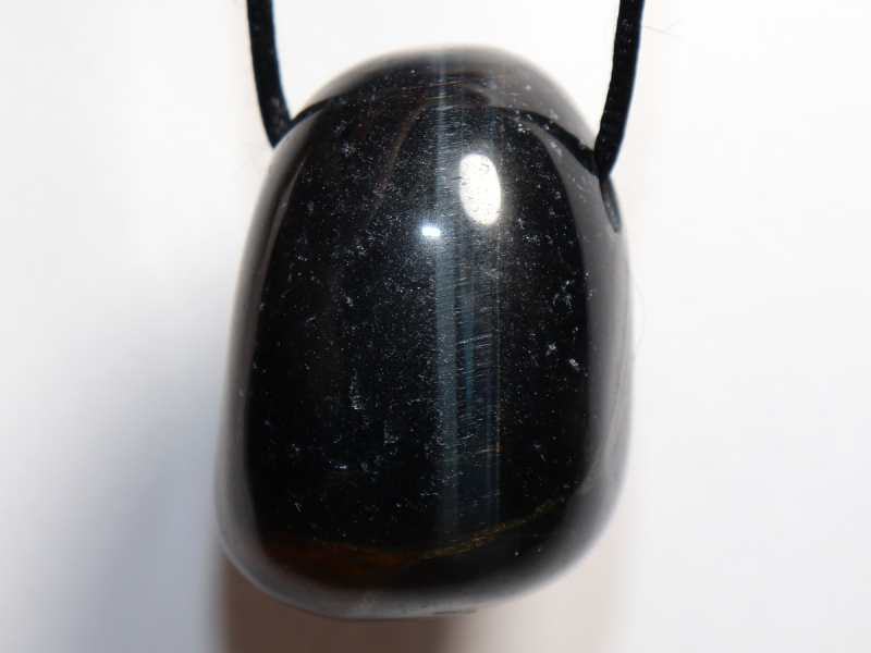 Falkenauge mit Tigerauge mit Band oder Silber 925