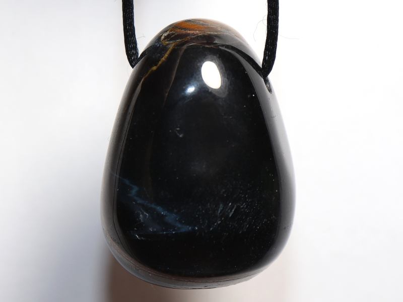 Falkenauge mit Tigerauge mit Band oder Silber 925