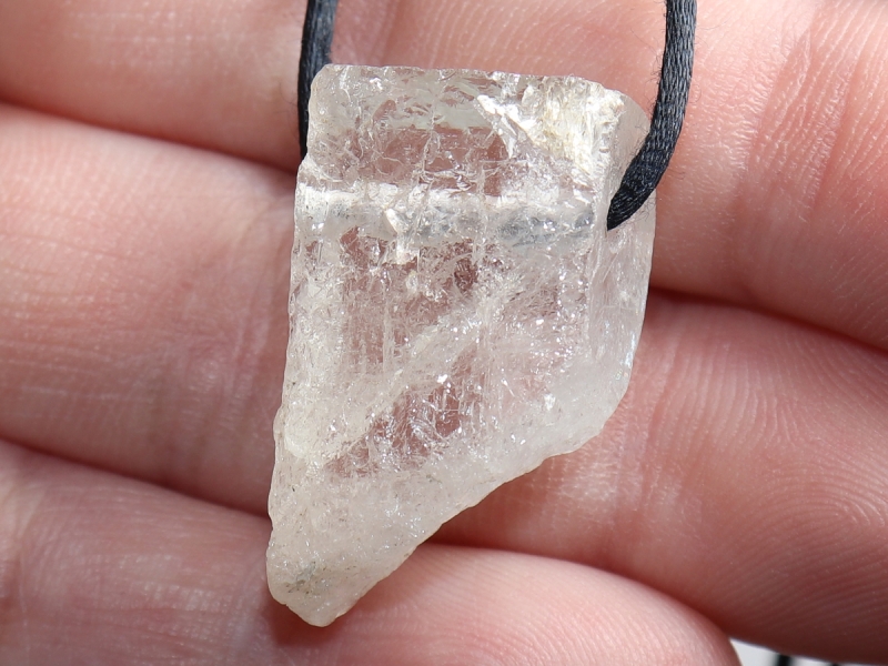 topaz with cord or silver 925