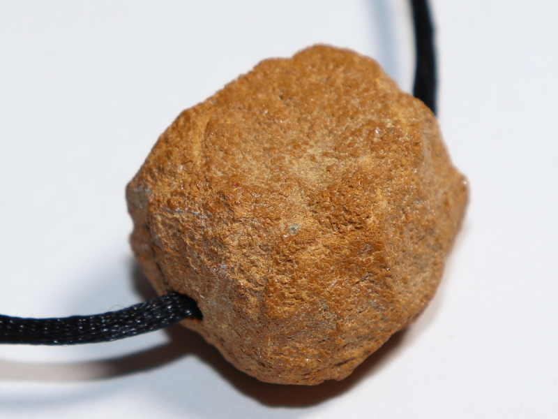 gelber Jaspis mit Band oder Silber 925