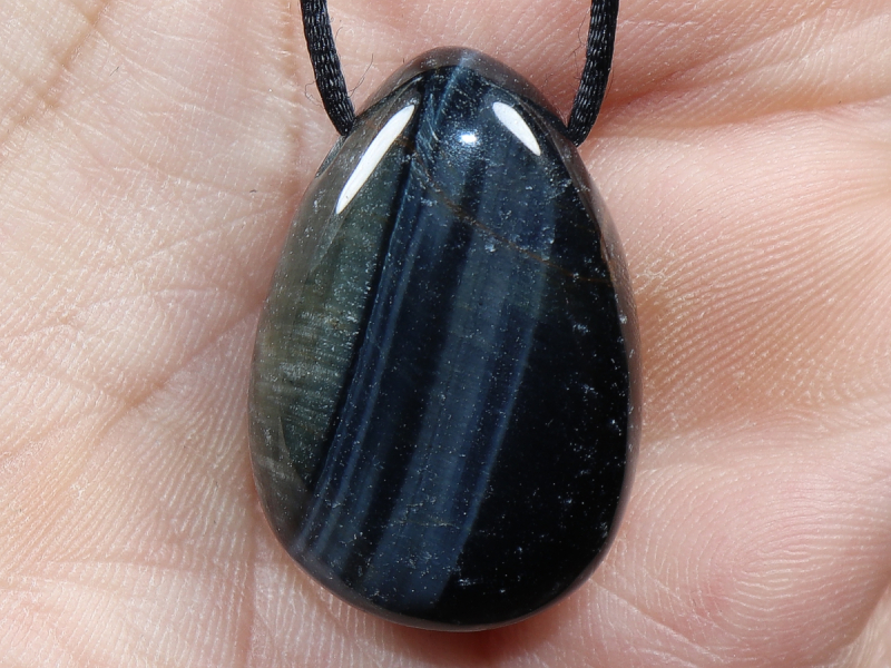 Falkenauge mit Band oder Silber 925