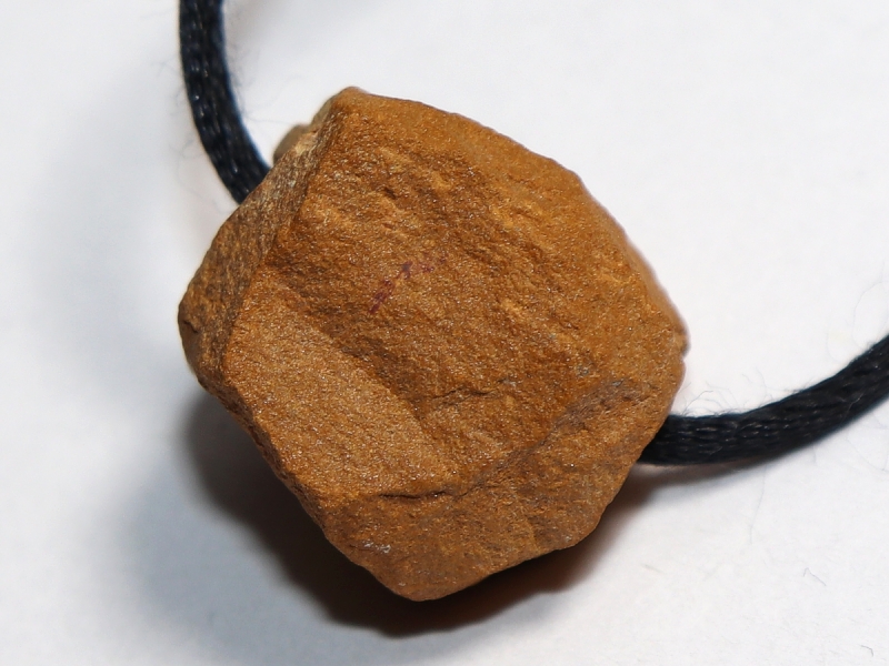 gelber Jaspis mit Band oder Silber 925