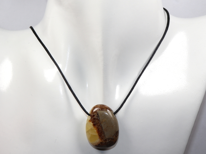 septaria with cord or silver 925