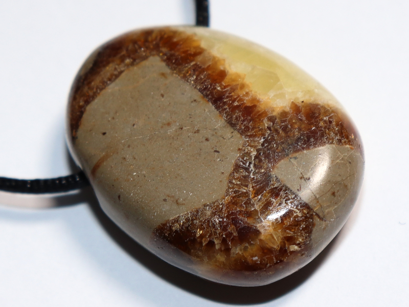 septaria with cord or silver 925