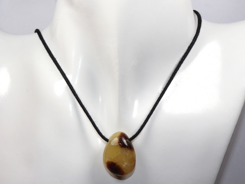 septaria with cord or silver 925