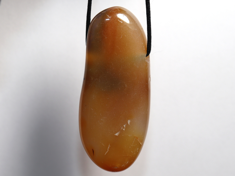 agate with cord or silver 925
