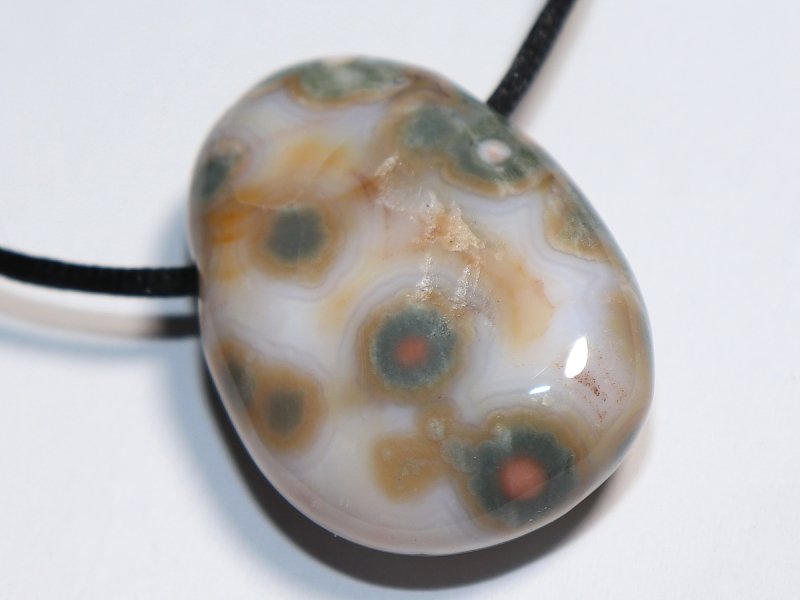 Ozeanjaspis mit Band oder Silber 925